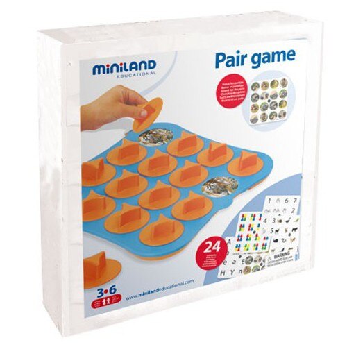 Joc Miniland de Memorie 24 activitati cu 4 Table de Joc