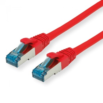 Cablu retea S-FTP cat 6a Rosu 2m, Value 21.99.1922 Cablu retea S-FTP cat 6a Rosu 2m, Value 21.99.1922