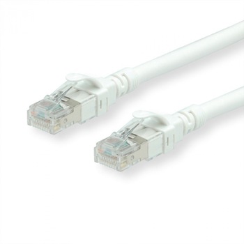 Cablu de retea SFTP cat 6A 1.5m Component Level LSOH alb, Roline 21.15.1996 Cablu de retea SFTP cat 6A 1.5m Component Level LSOH alb, Roline 21.15.1996