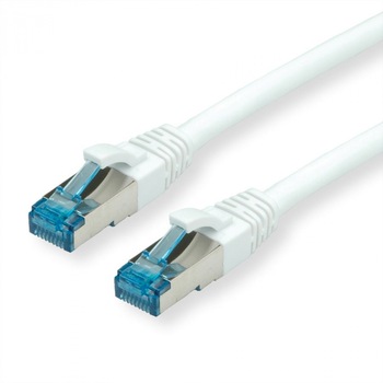 Cablu retea S-FTP cat 6a alb 3m, Value 21.99.1973 Cablu retea S-FTP cat 6a alb 3m, Value 21.99.1973