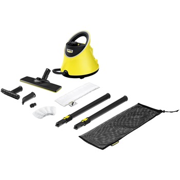 Aparat de curatat cu abur Karcher SC2 Deluxe EasyFix + disposable cloth , 1500W, 3.2Bar, 1L, incalzire 6.5min, Galben Aparat de curatat cu abur Karcher SC2 Deluxe EasyFix + disposable cloth , 1500W, 3.2Bar, 1L, incalzire 6.5min, Galben