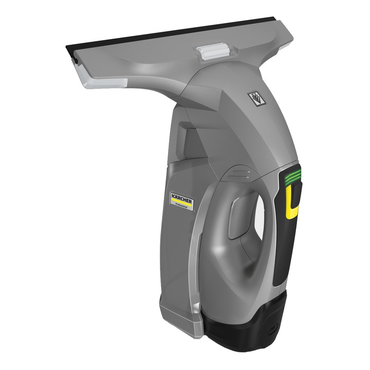 Стъклочистачка Karcher WVP 10 EU, Професионална, Li-Ion, Резервоар 0.2 л, Сменяема дюза, Сив