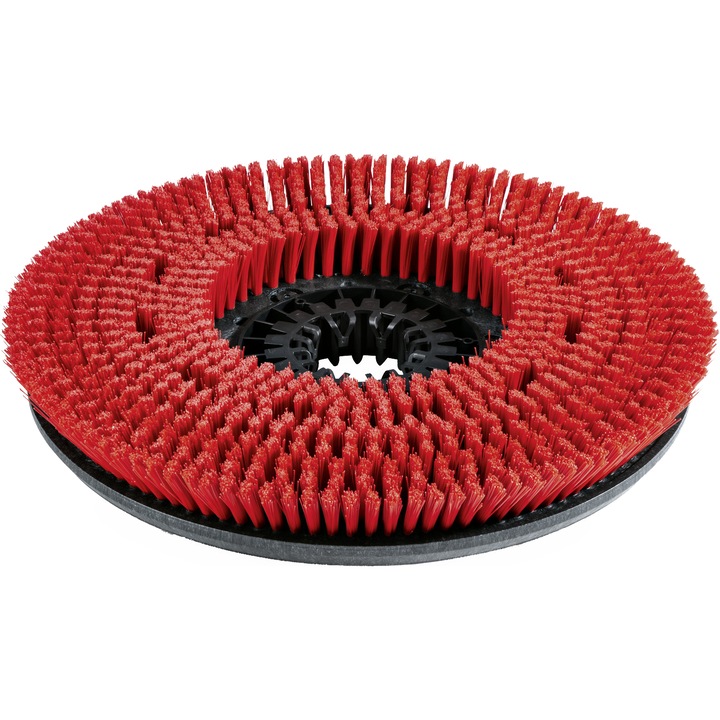 Perie tip disc Karcher, medie, Rosu, compatibil cu BD 38/12, BD 40/25, 385 mm