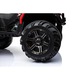 ATV electric cu amortizoare si roti din plastic Maverick 4x4 Blue