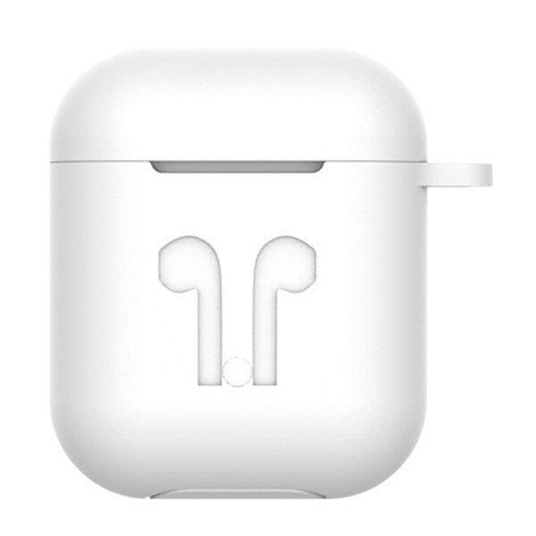 Husa Sport Silicon 6in1 Apple AirPods + accesorii, white