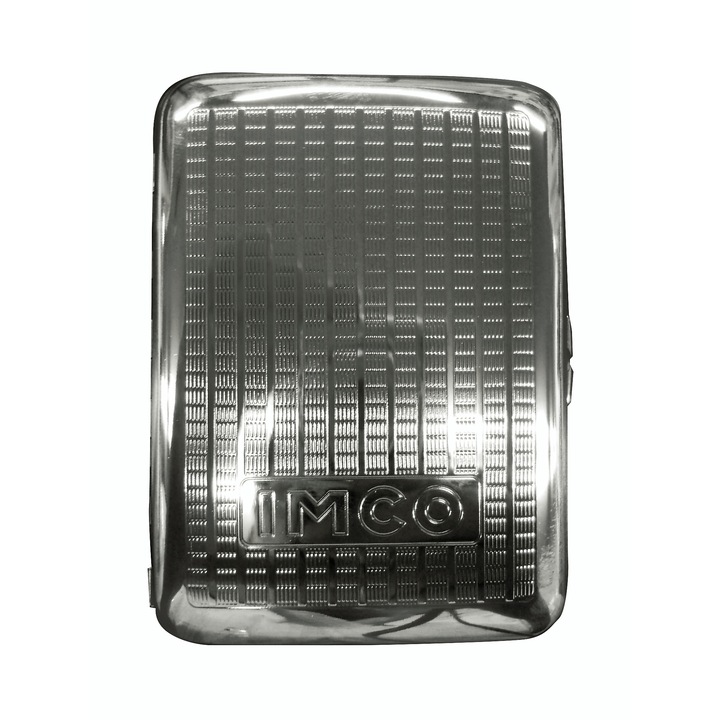 Табакера IMCO, Неръждаема стомана, Блестящо сребрист