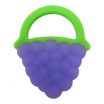 Inel gingival din silicon strugure, Bebedor 3 luni+ Inel gingival din silicon strugure, Bebedor 3 luni+