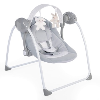 Balansoar muzical Chicco Relax & Play, Grey, 0-6luni Balansoar muzical Chicco Relax & Play, Grey, 0-6luni