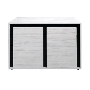Comoda 4 sertare Santa Cruz , whitewood/ wenge , 105x40x75cm Comoda 4 sertare Santa Cruz , whitewood/ wenge , 105x40x75cm