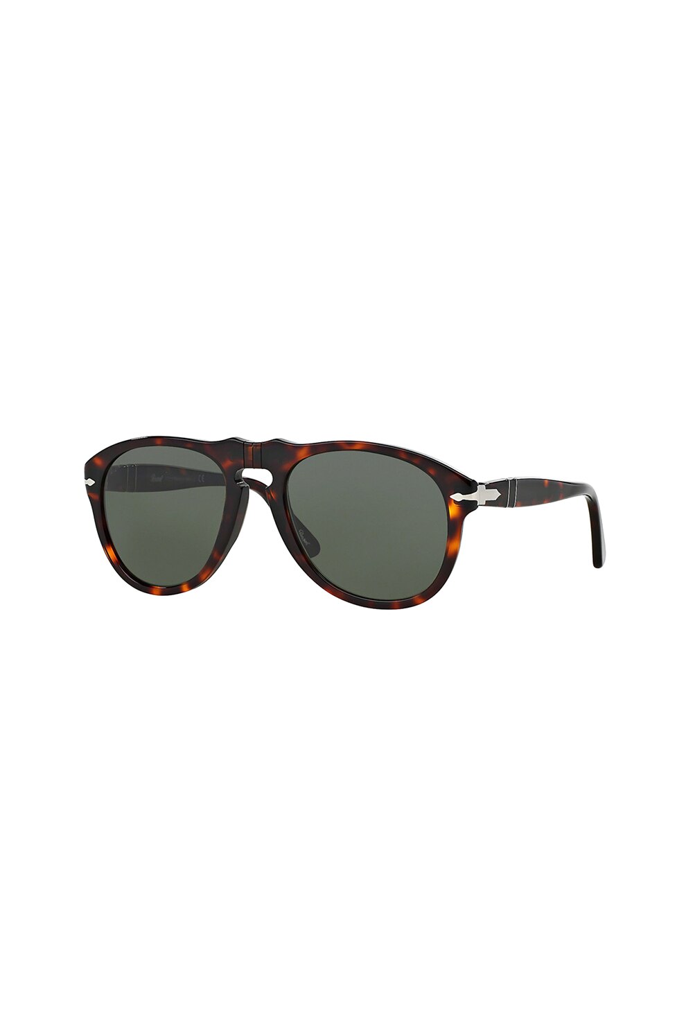 Persol, Ohelari de soare rotunzi cu rama de plastic, Maro, 56-20-145 Standard