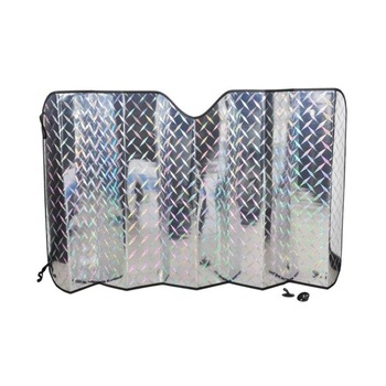 Parasolar auto rigid, 145x70 cm, design holografic Parasolar auto rigid, 145x70 cm, design holografic
