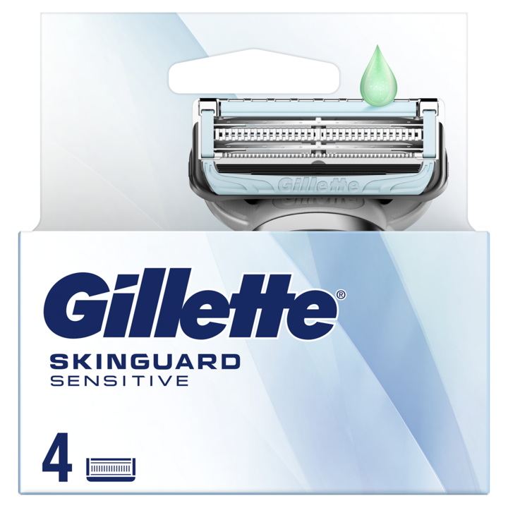 Rezerve aparat de ras Gillette Skinguard, 4 buc