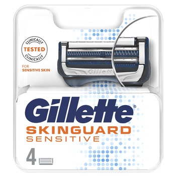 Rezerve aparat de ras Gillette Skinguard, 4 buc Rezerve aparat de ras Gillette Skinguard, 4 buc