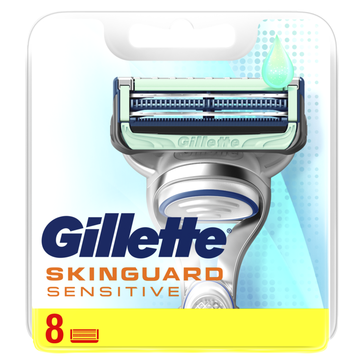 Rezerve aparat de ras Gillette Skinguard, 8 buc