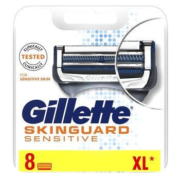 Rezerve aparat de ras Gillette Skinguard, 8 buc Rezerve aparat de ras Gillette Skinguard, 8 buc