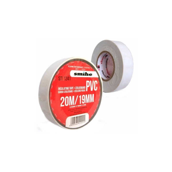 Banda izolatoare SMIHE 20x19 alb