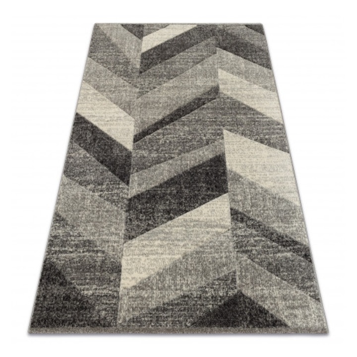 Covor FEEL 5673/16811 SPIC gri / antracit / crema, 180x270 cm