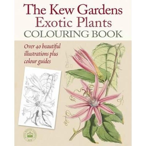 Kew Gardens Exotic Plants Colouring Book eMAG.ro