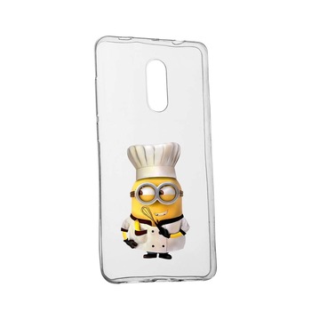 Husa de protectie Minion Chef pentru Nokia 3.1 (2018), rezistenta la uzura, anti-alunecare, din silicon Premium, 215 Husa de protectie Minion Chef pentru Nokia 3.1 (2018), rezistenta la uzura, anti-alunecare, din silicon Premium, 215