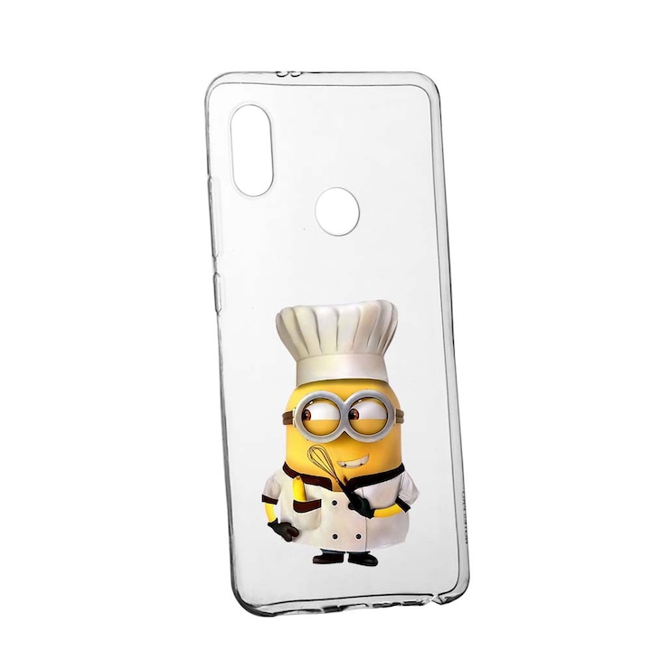 Силиконов калъф Unique за Xiaomi Mi Mix 2S, Minion Chef, 215