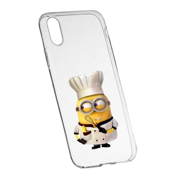 Husa de protectie Minion Chef pentru Sony XA1, rezistenta la uzura, anti-alunecare, din silicon Premium, 215 Husa de protectie Minion Chef pentru Sony XA1, rezistenta la uzura, anti-alunecare, din silicon Premium, 215