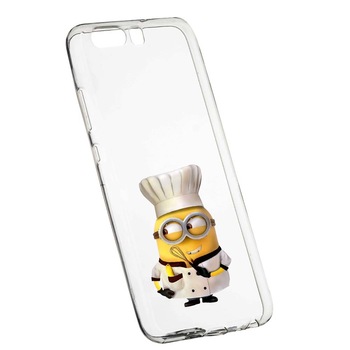 Husa de protectie Minion Chef pentru Huawei Honor 9, rezistenta la uzura, anti-alunecare, din silicon Premium, 215 Husa de protectie Minion Chef pentru Huawei Honor 9, rezistenta la uzura, anti-alunecare, din silicon Premium, 215