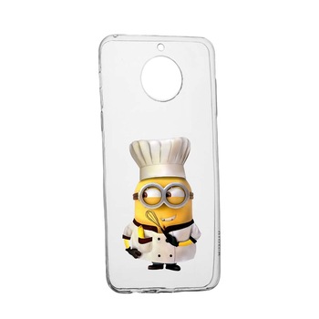 Husa de protectie Minion Chef pentru Motorola Moto G6 PLAY, rezistenta la uzura, anti-alunecare, din silicon Premium, 215 Husa de protectie Minion Chef pentru Motorola Moto G6 PLAY, rezistenta la uzura, anti-alunecare, din silicon Premium, 215