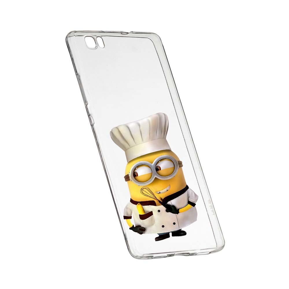 Husa de protectie Minion Chef pentru Sony XA, rezistenta la uzura, anti-alunecare, din silicon Premium, 215