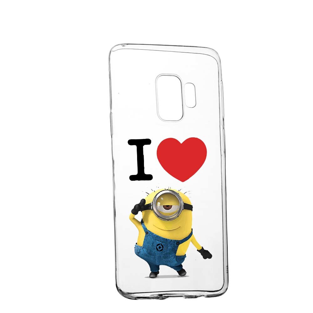 Husa de protectie I Love Minion pentru Xiaomi Pocophone F1, rezistenta la uzura, anti-alunecare, din silicon Premium, 216