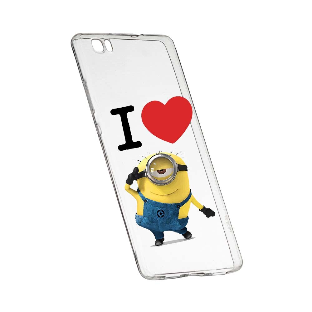 Husa de protectie I Love Minion pentru Sony XA, rezistenta la uzura, anti-alunecare, din silicon Premium, 216