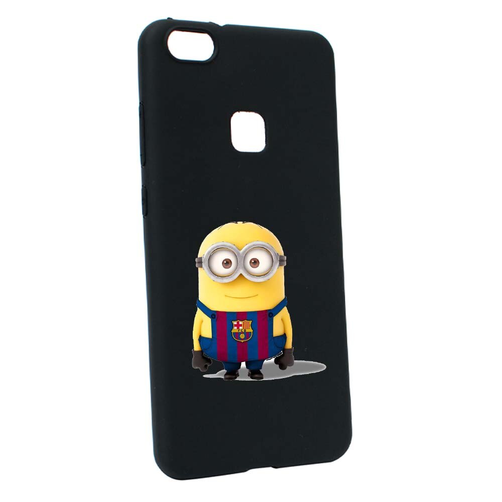 Husa de protectie Minion Football pentru Huawei P10 Lite, rezistenta la uzura, anti-alunecare, din silicon Premium, B212