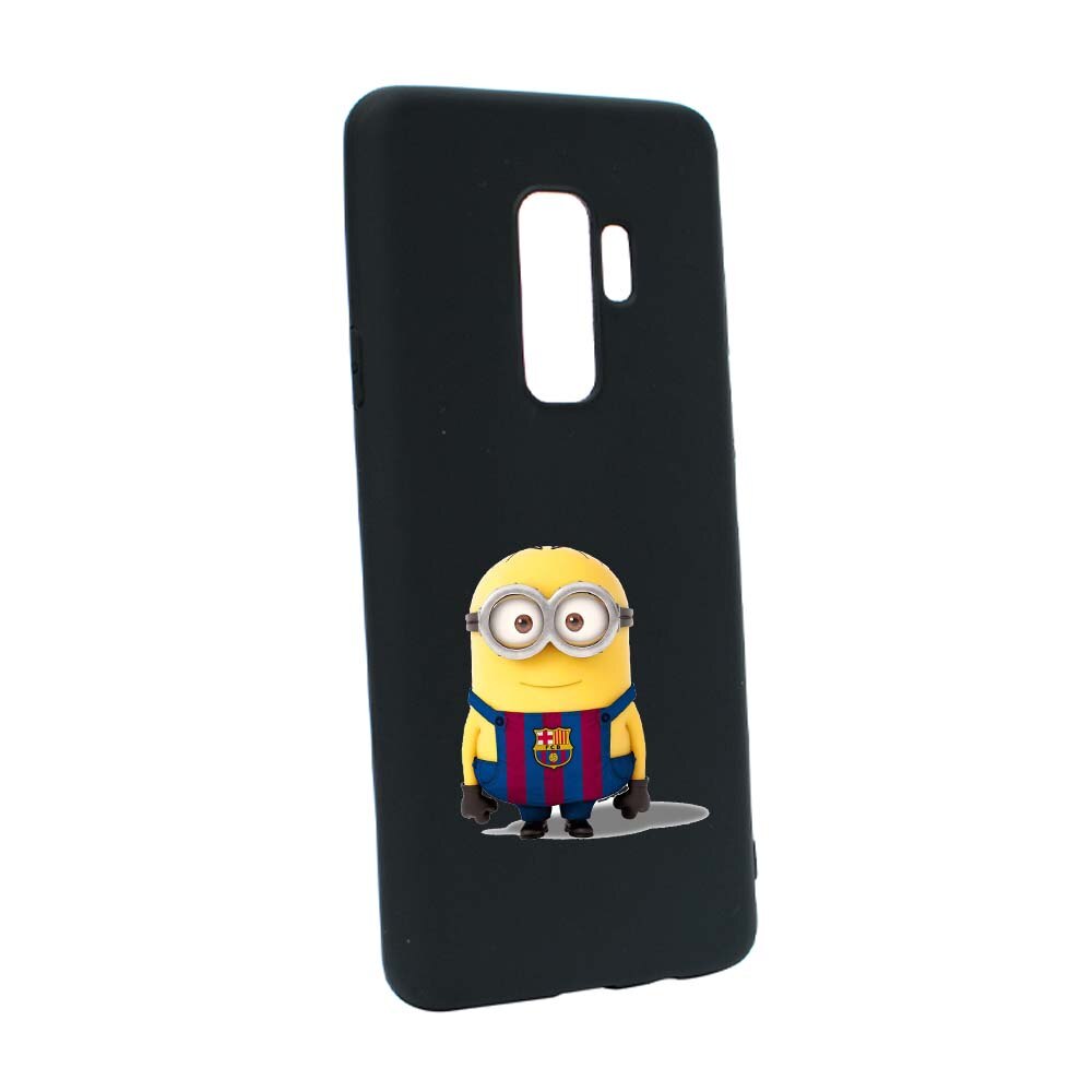 Husa de protectie Minion Football pentru Samsung Galaxy S9, rezistenta la uzura, anti-alunecare, din silicon Premium, B212