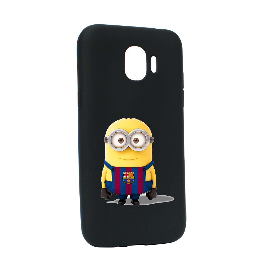 Husa de protectie Minion Football pentru Samsung Galaxy J2 Pro 2018 / J2 2018 / Grand Prime Pro, rezistenta la uzura, anti-alunecare, din silicon Premium, B212