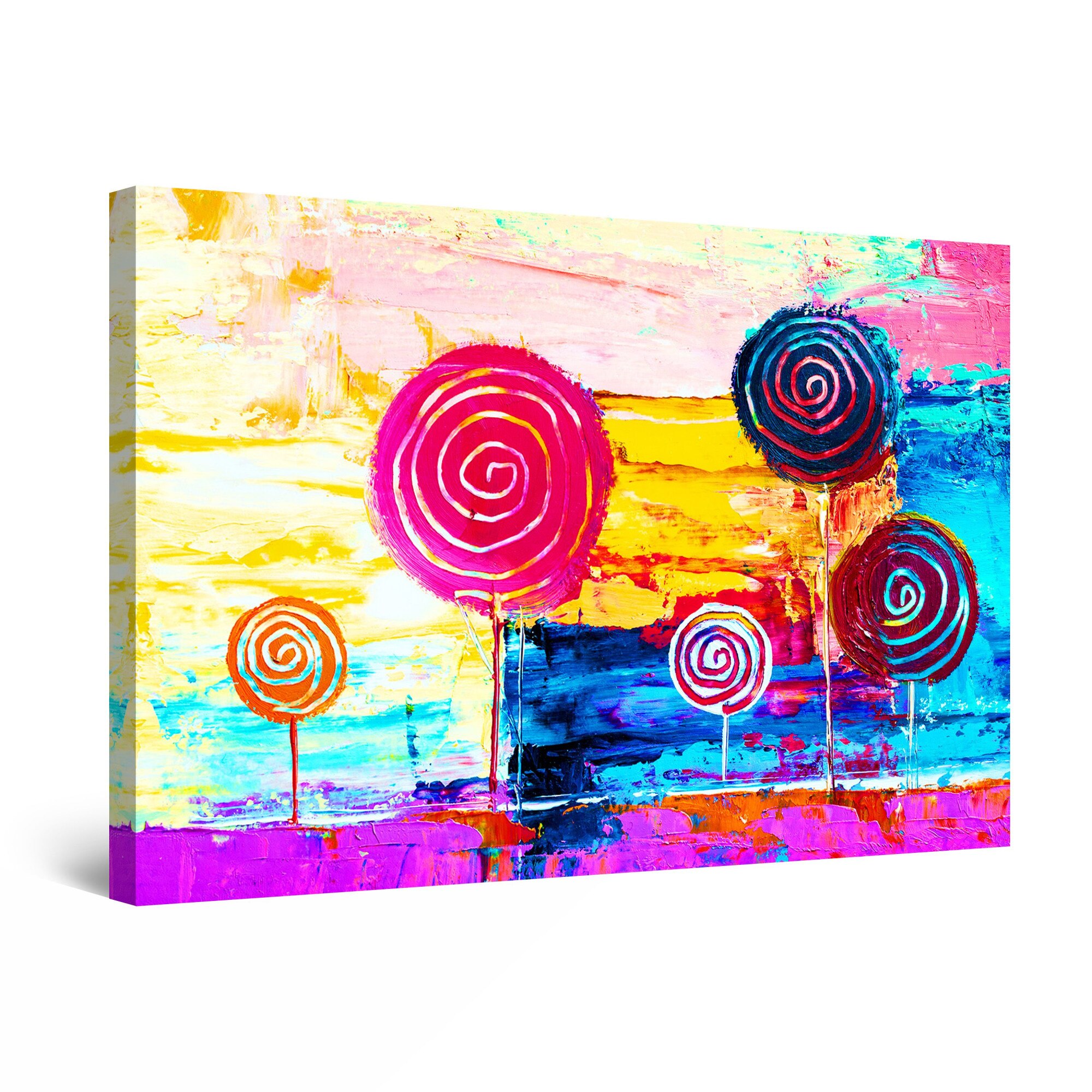 Tablou DualView Startonight Acadele sau copaci?, luminos in intuneric, 90 cm x 60 cm