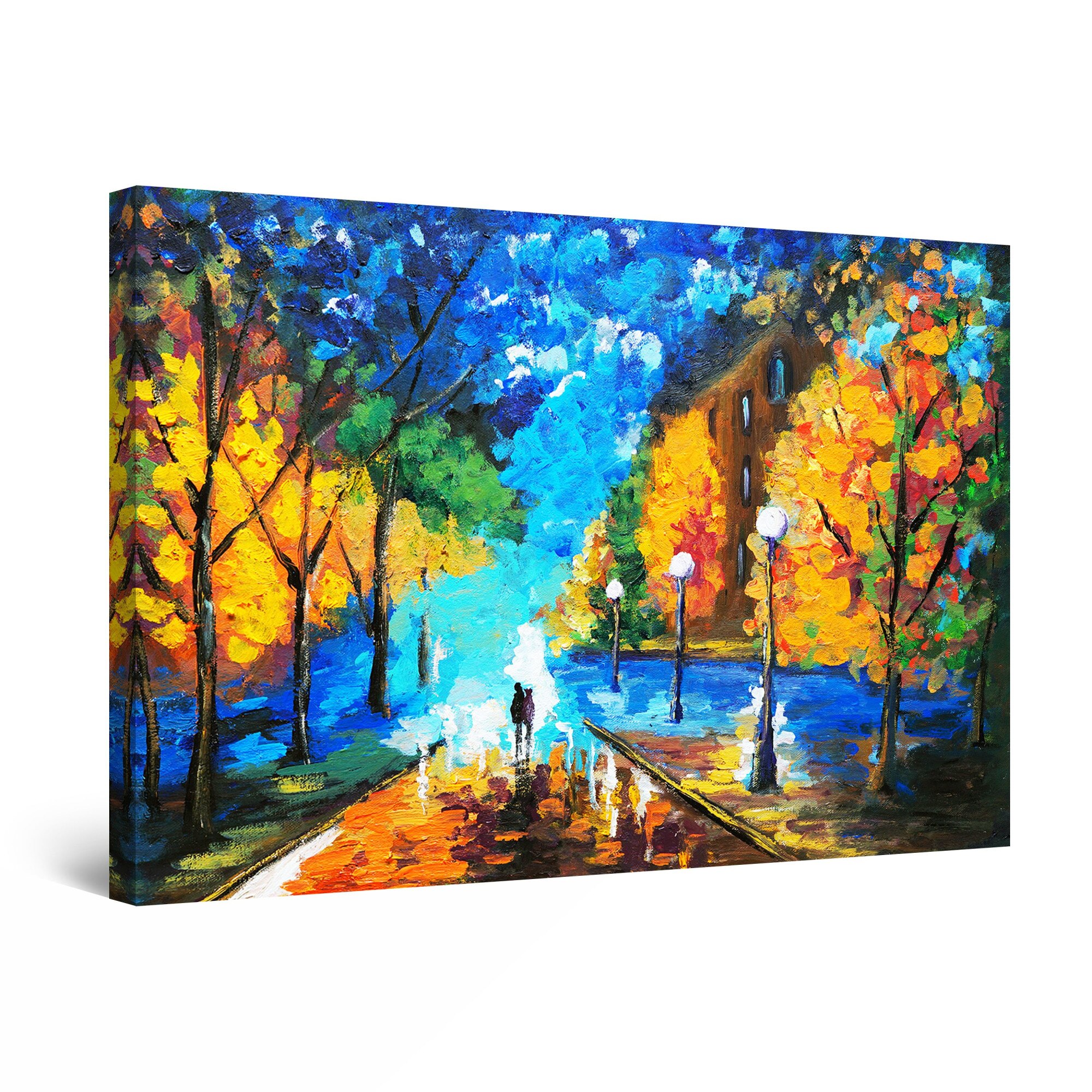 Tablou DualView Startonight Noapte in Paris, luminos in intuneric, 90 cm x 60 cm