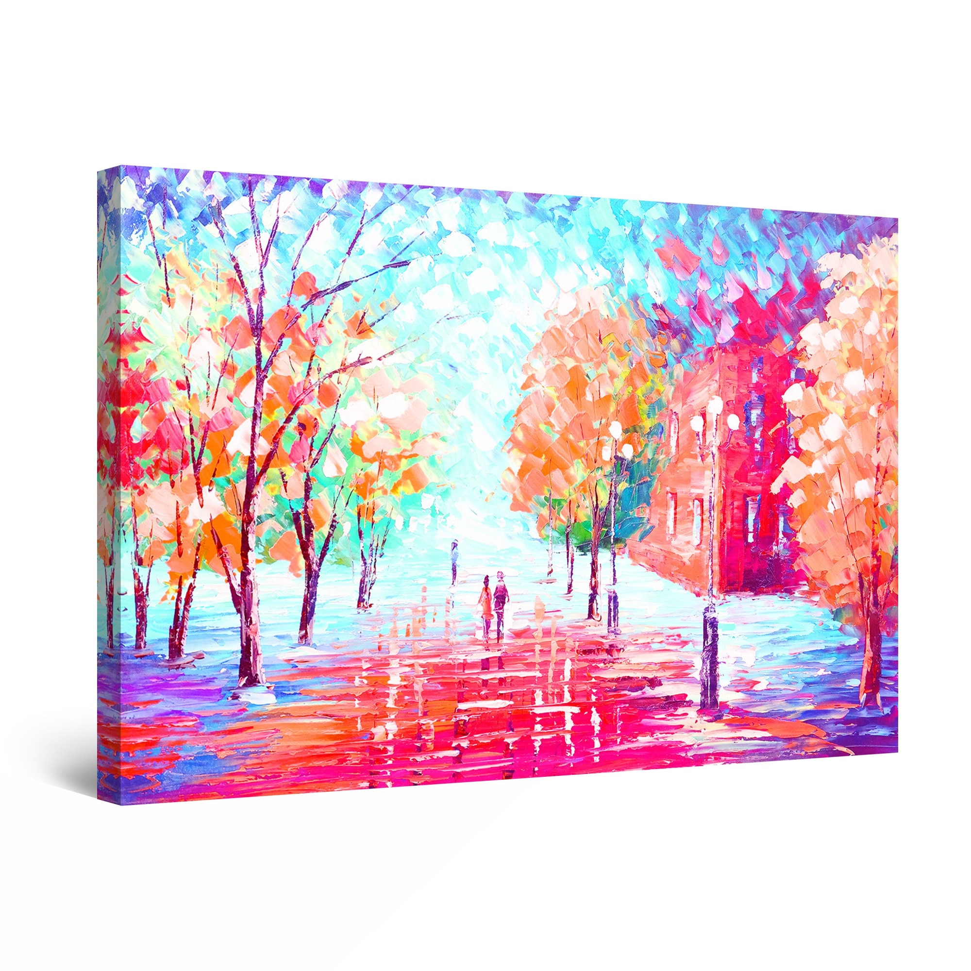 Tablou DualView Startonight Aleea indragostitilor, luminos in intuneric, 80 cm x 120 cm