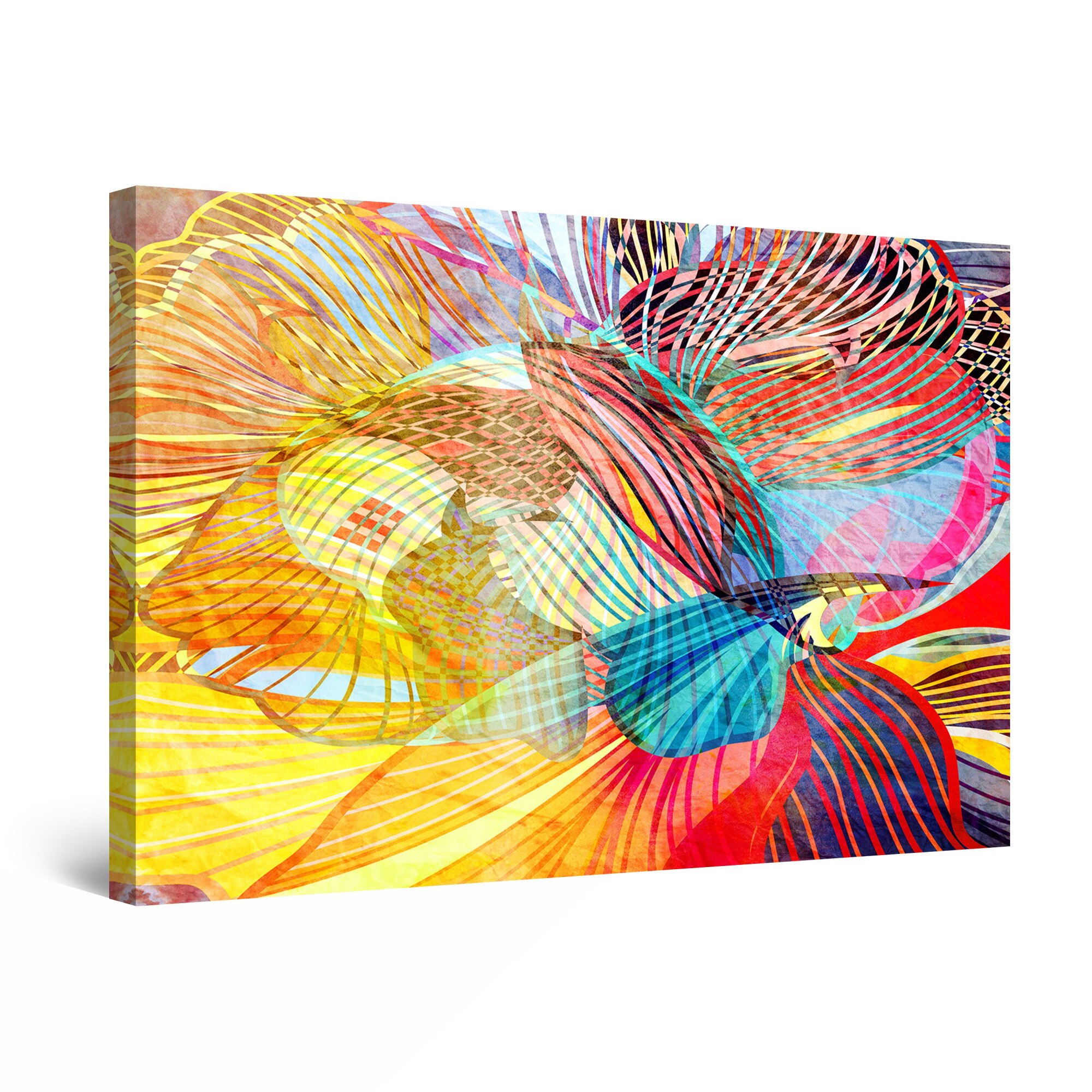Tablou DualView Startonight Alt abstract multicolor, luminos in intuneric, 60 cm x 40 cm