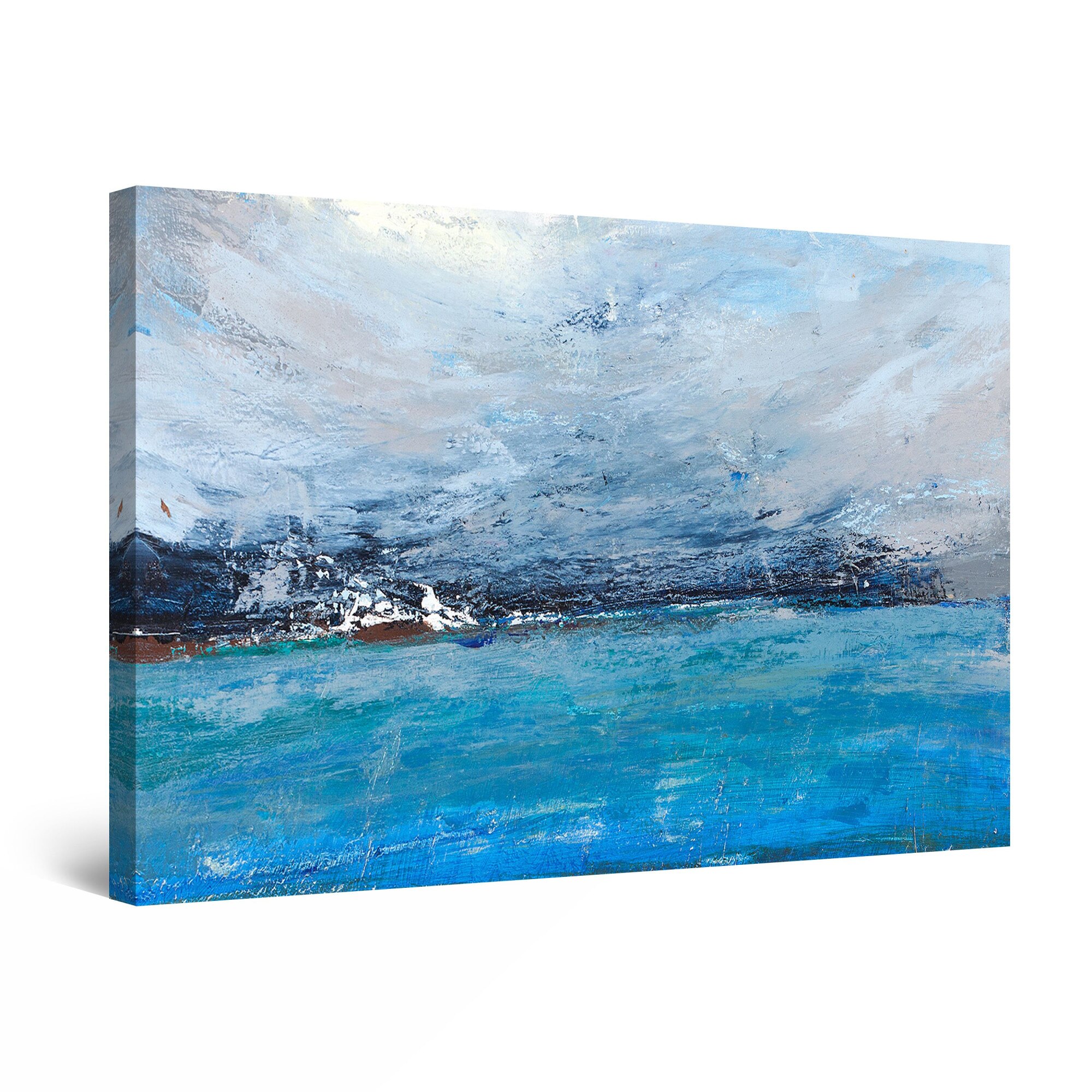 Tablou DualView Startonight Oceanul albastru, luminos in intuneric, 80 cm x 120 cm