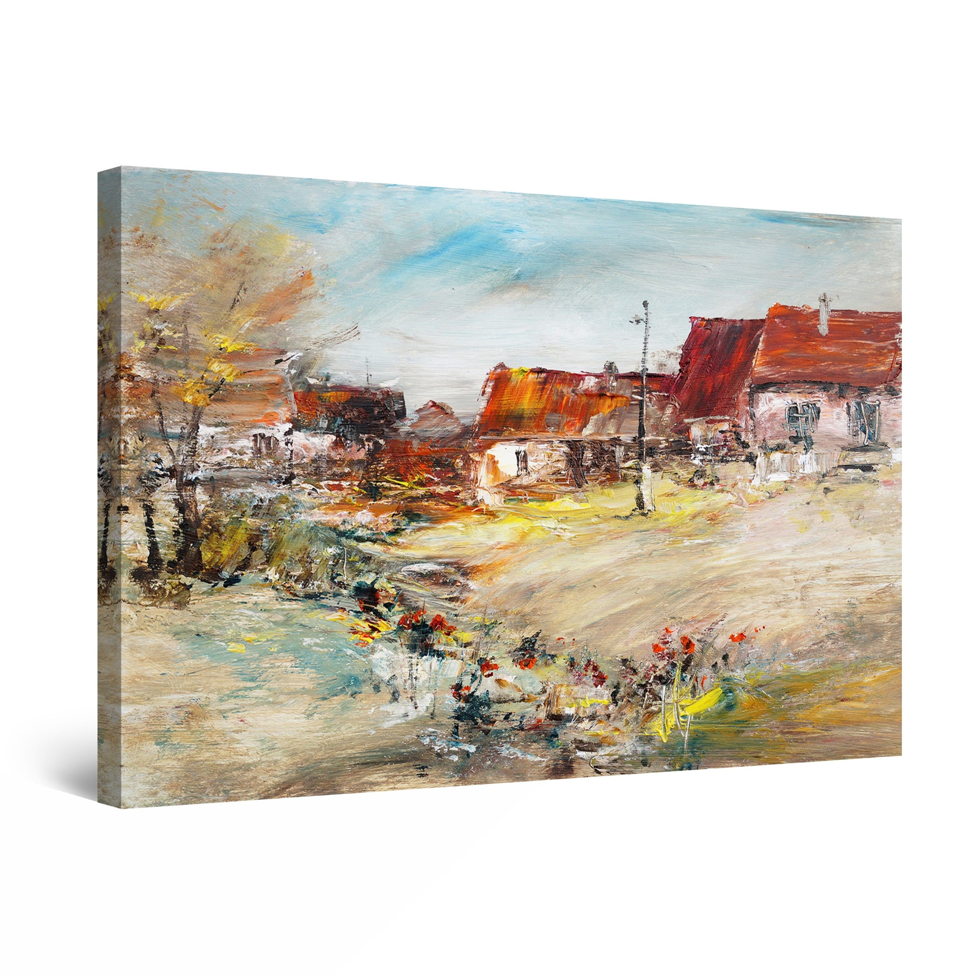Tablou DualView Startonight Viata la tara, luminos in intuneric, 90 cm x 60 cm