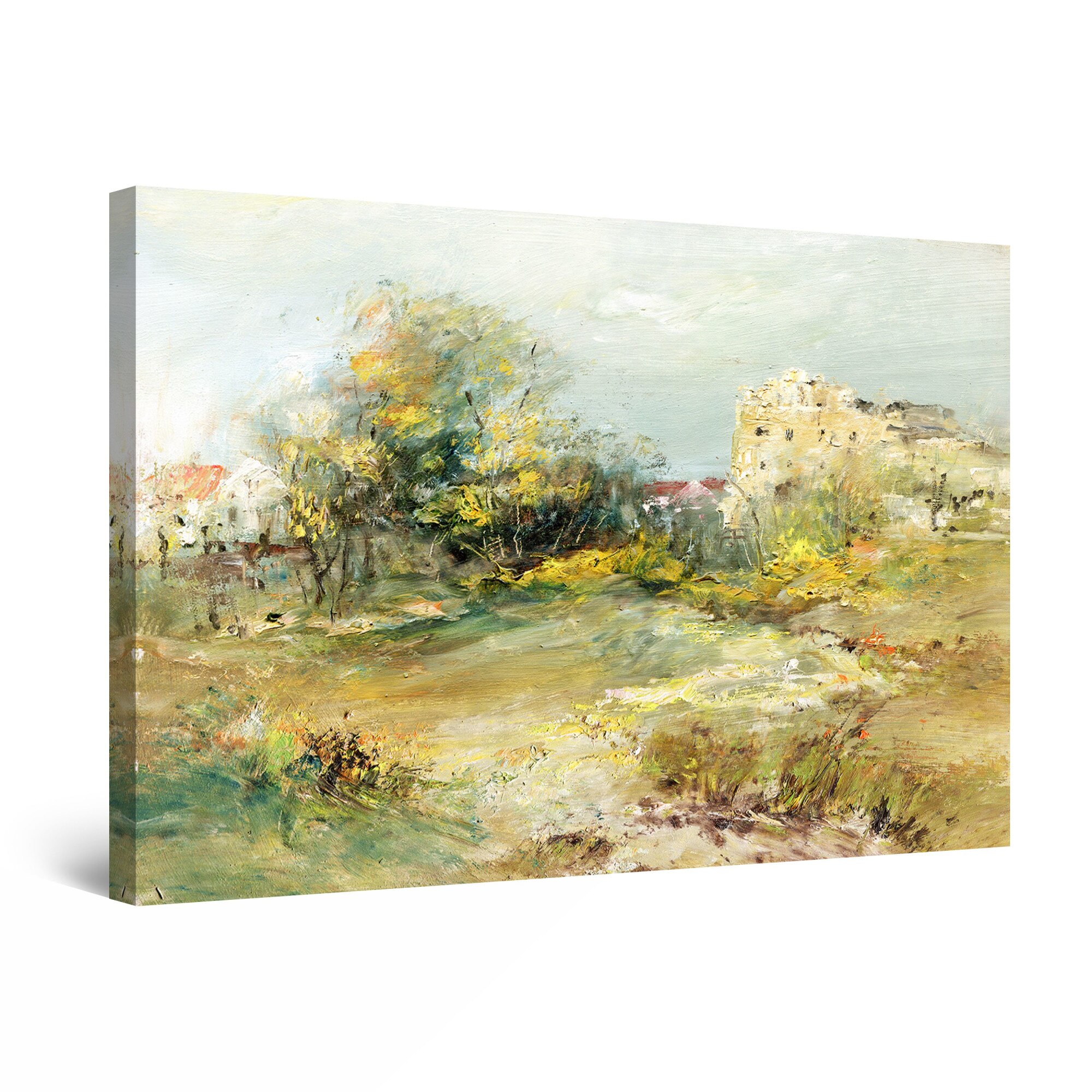 Tablou DualView Startonight Paisaj rural, luminos in intuneric, 90 cm x 60 cm
