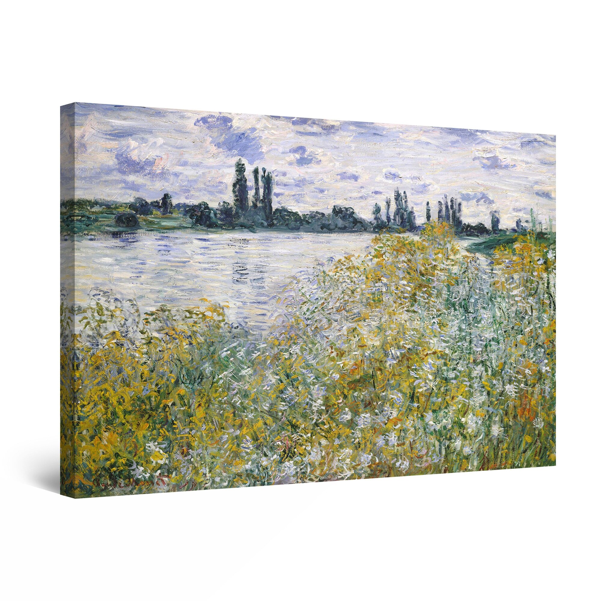 Tablou DualView Startonight Vedere spre lac, luminos in intuneric, 90 cm x 60 cm