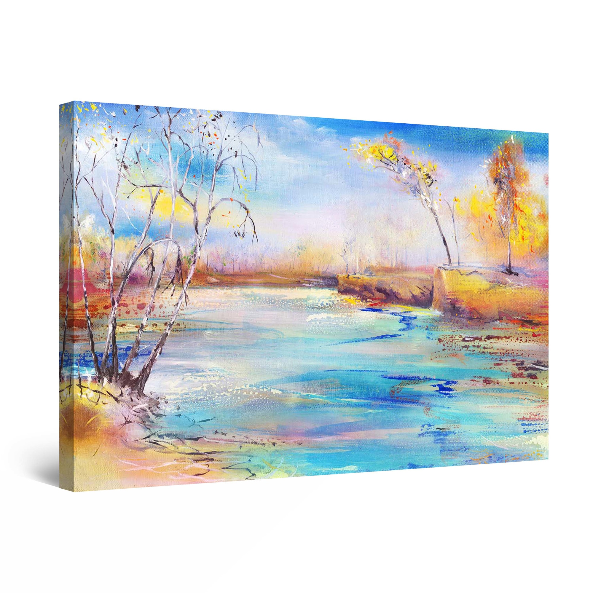 Tablou DualView Startonight Pe timp de seceta, luminos in intuneric, 60 cm x 40 cm