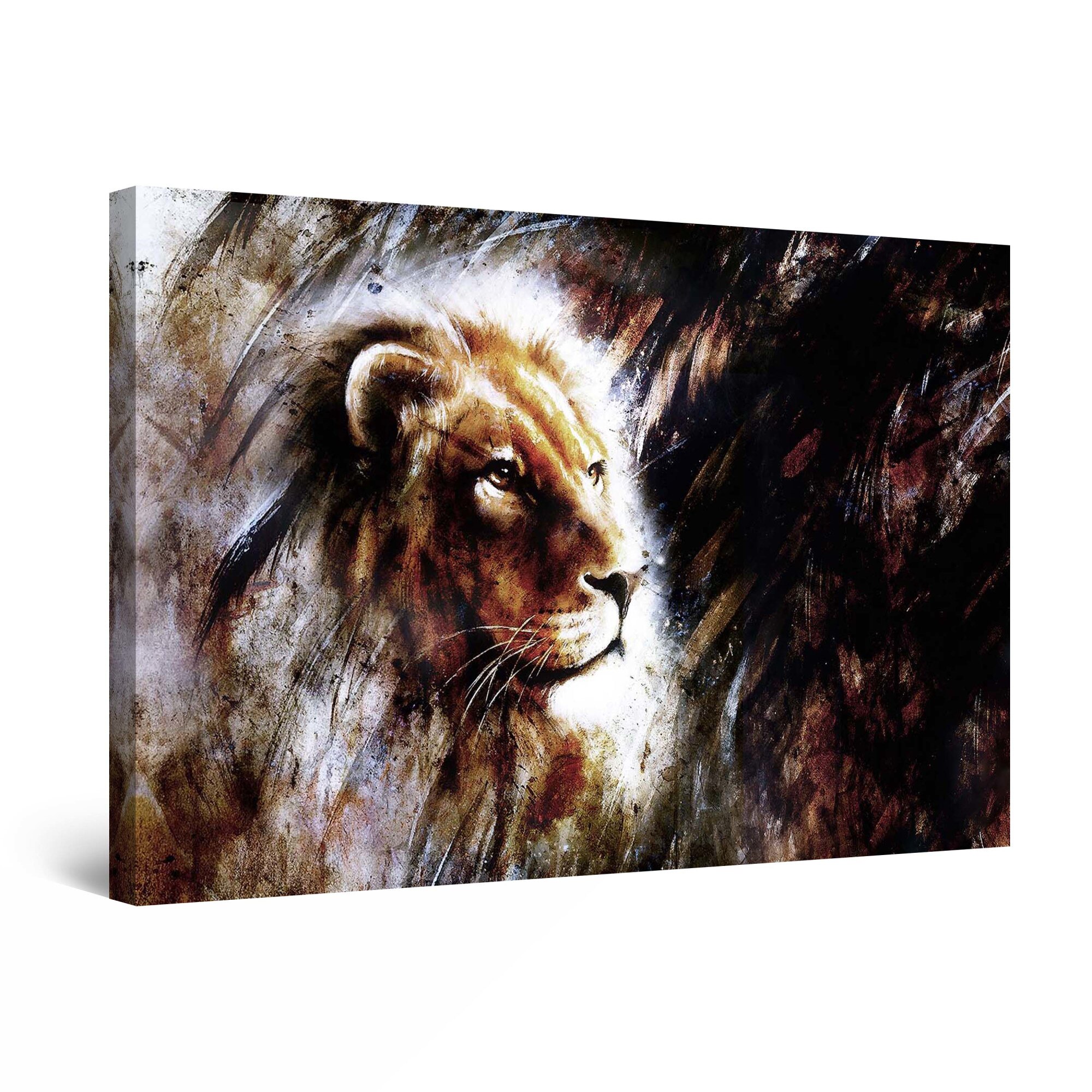 Tablou DualView Startonight Regele leu, luminos in intuneric, 80 cm x 120 cm