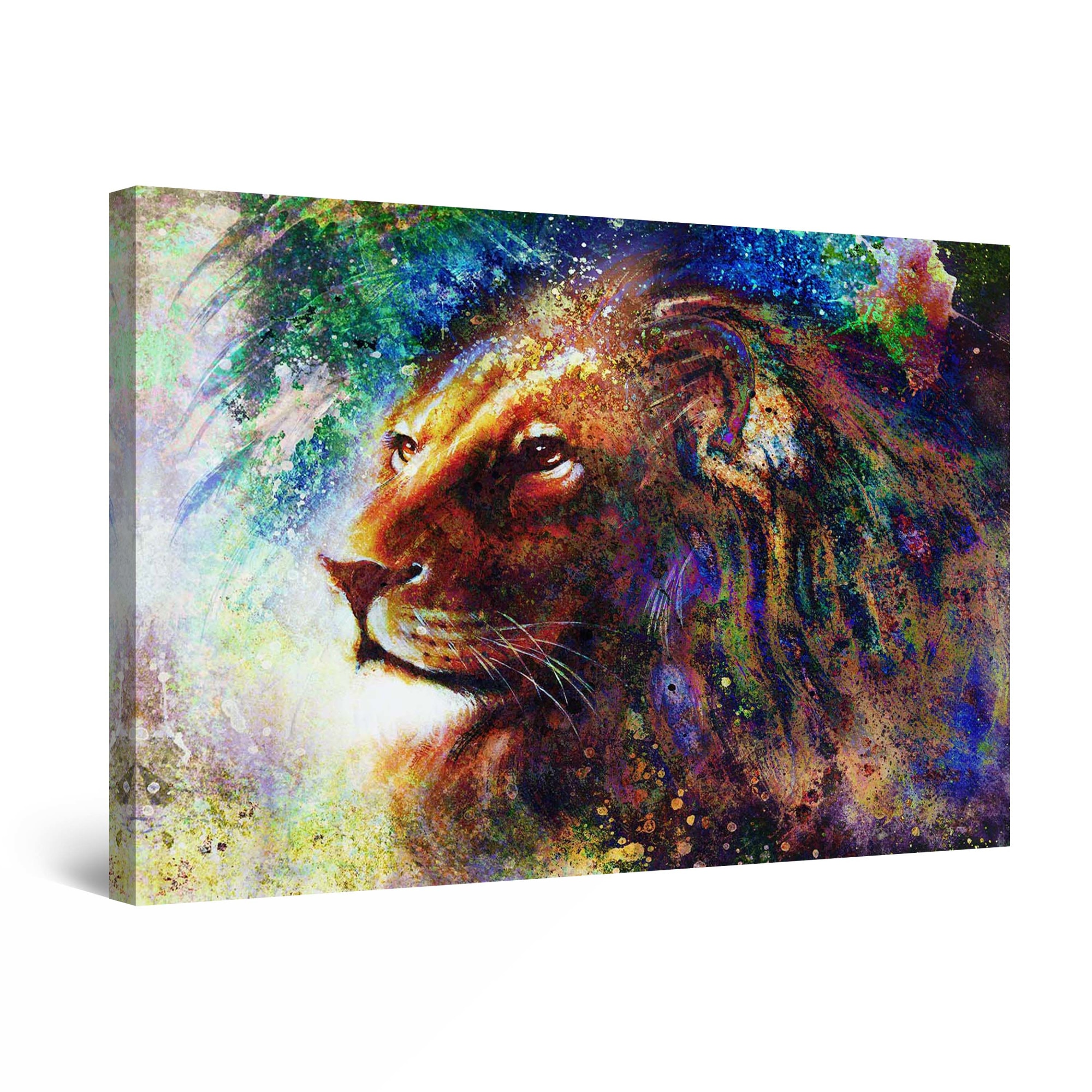 Tablou DualView Startonight Regele junglei, luminos in intuneric, 60 cm x 40 cm