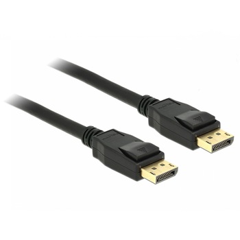 Cablu Displayport 1.2 T-T 4K 3m, Delock 83807 Cablu Displayport 1.2 T-T 4K 3m, Delock 83807
