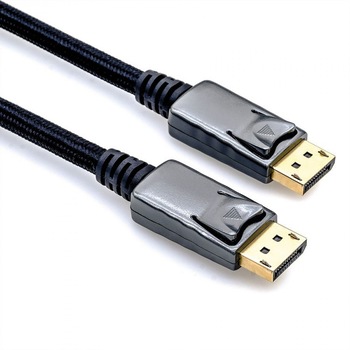 Cablu Displayport v1.2 T-T 2m, Roline 11.04.5881 Cablu Displayport v1.2 T-T 2m, Roline 11.04.5881