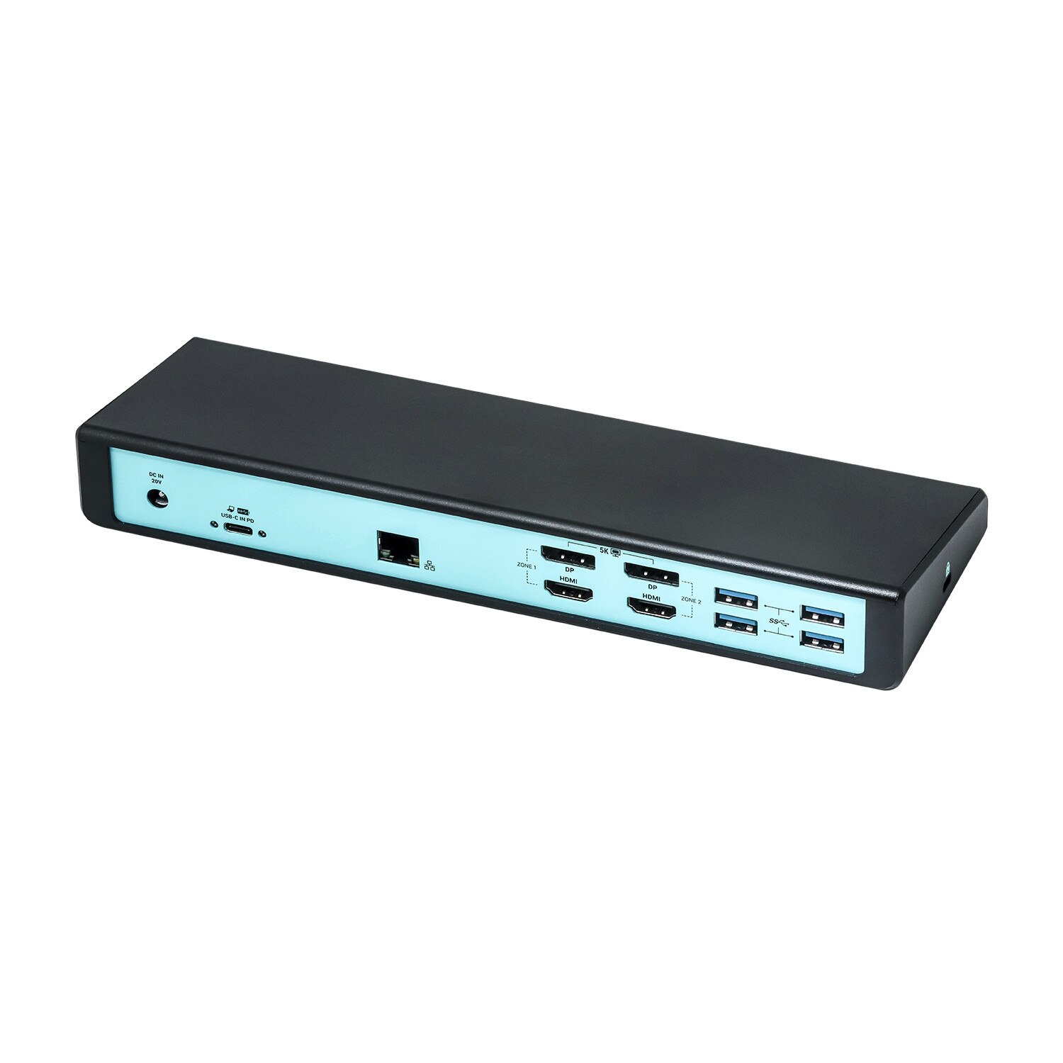 Statie de andocare dubla , iTec , USB 3.0/USB/C 5K , negru