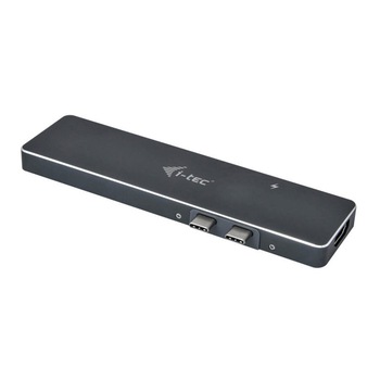 Statie de andocare si alimentare pentru Apple MacBook , iTec, USB/C , negru Statie de andocare si alimentare pentru Apple MacBook , iTec, USB/C , negru