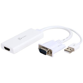 Adaptor audio video j5create JDA214 VGA la HDMI Adaptor audio video j5create JDA214 VGA la HDMI
