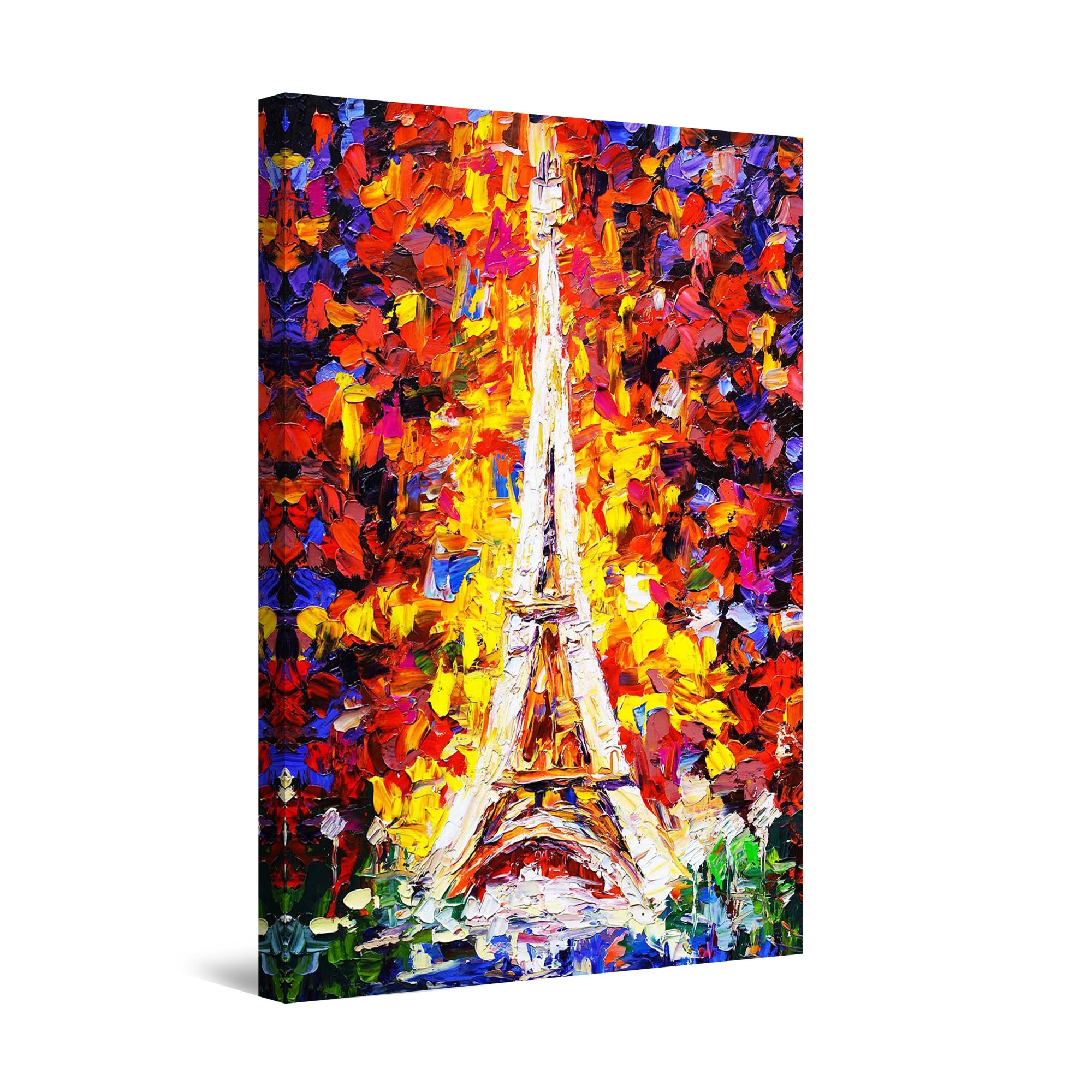 Tablou DualView Startonight Turnul Eiffel stilizat, luminos in intuneric, 80 cm x 120 cm